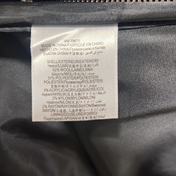 BCBG Wool Blend Toggle Cape Coat - Picture 6 of 6